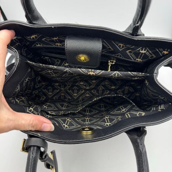 Loungefly Star Wars Rebel Alliance Black Faux Leather Satchel Handbag - Picture 6 of 16